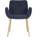 Lucano Belfast Navy Dining Armchair